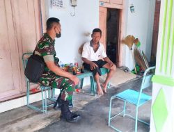 Antisipasi Musim Hujan, Babinsa Ceper Ajak Jaga Kebersihan