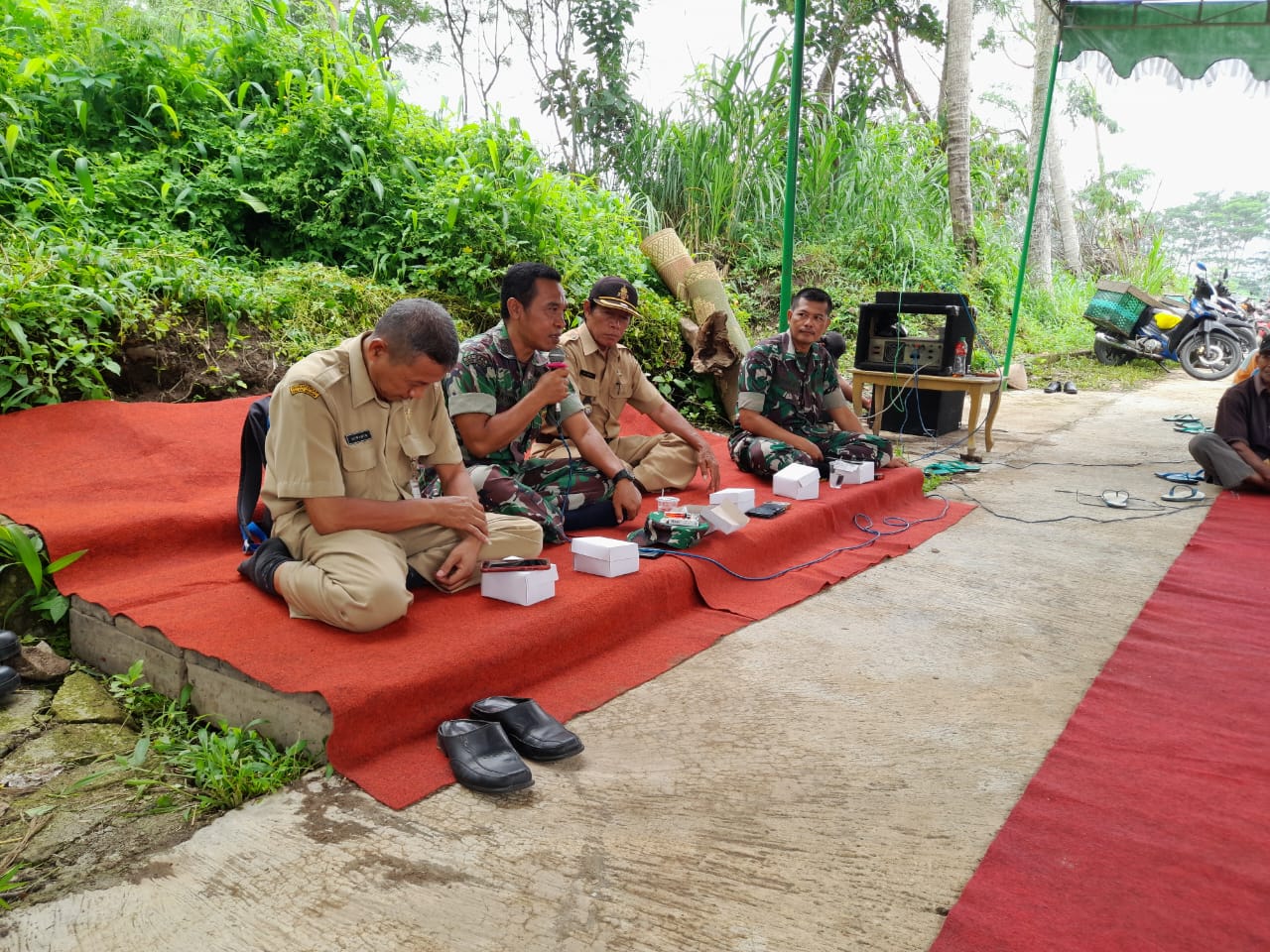 Babinsa Jatinom Sosialisasikan Perkuat Ketahanan Pangan