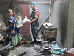 Babinsa Ceper Masuk Dapur Pastikan Warga Tidak Kurang Pangan