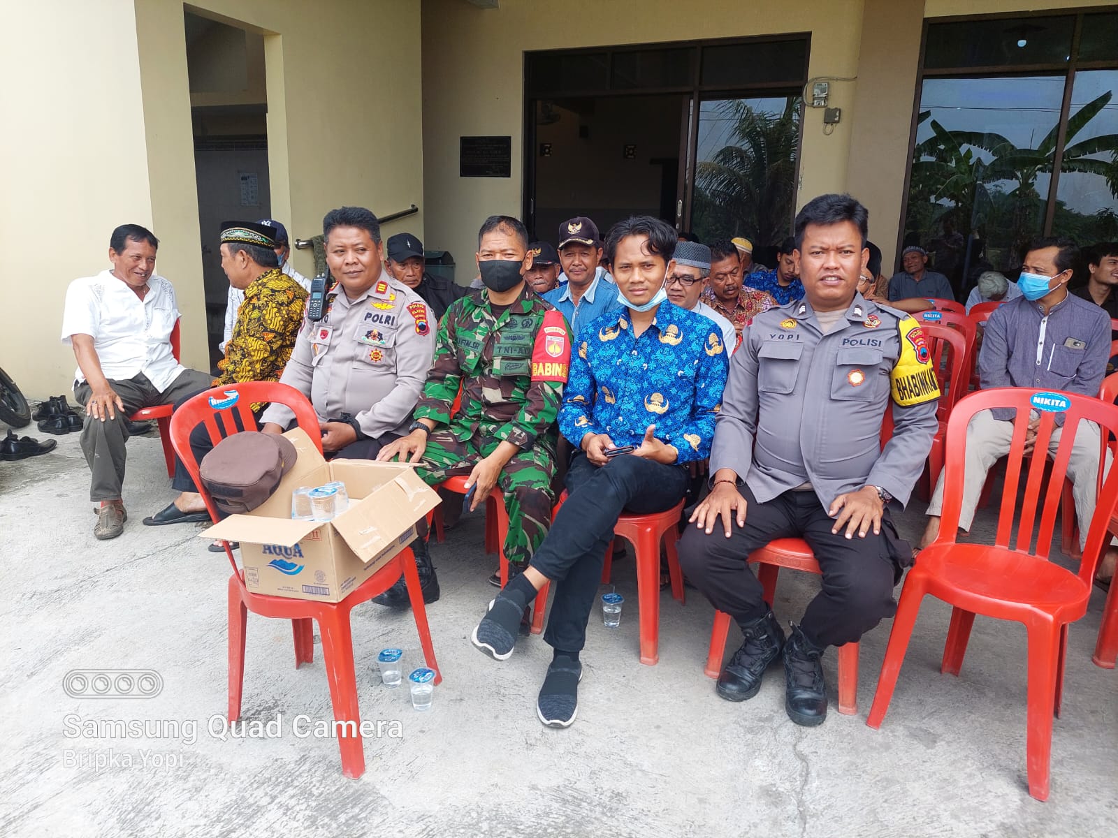 Turut Berbelasungkawa Babinsa Wonosari Takziah Warga Binaan