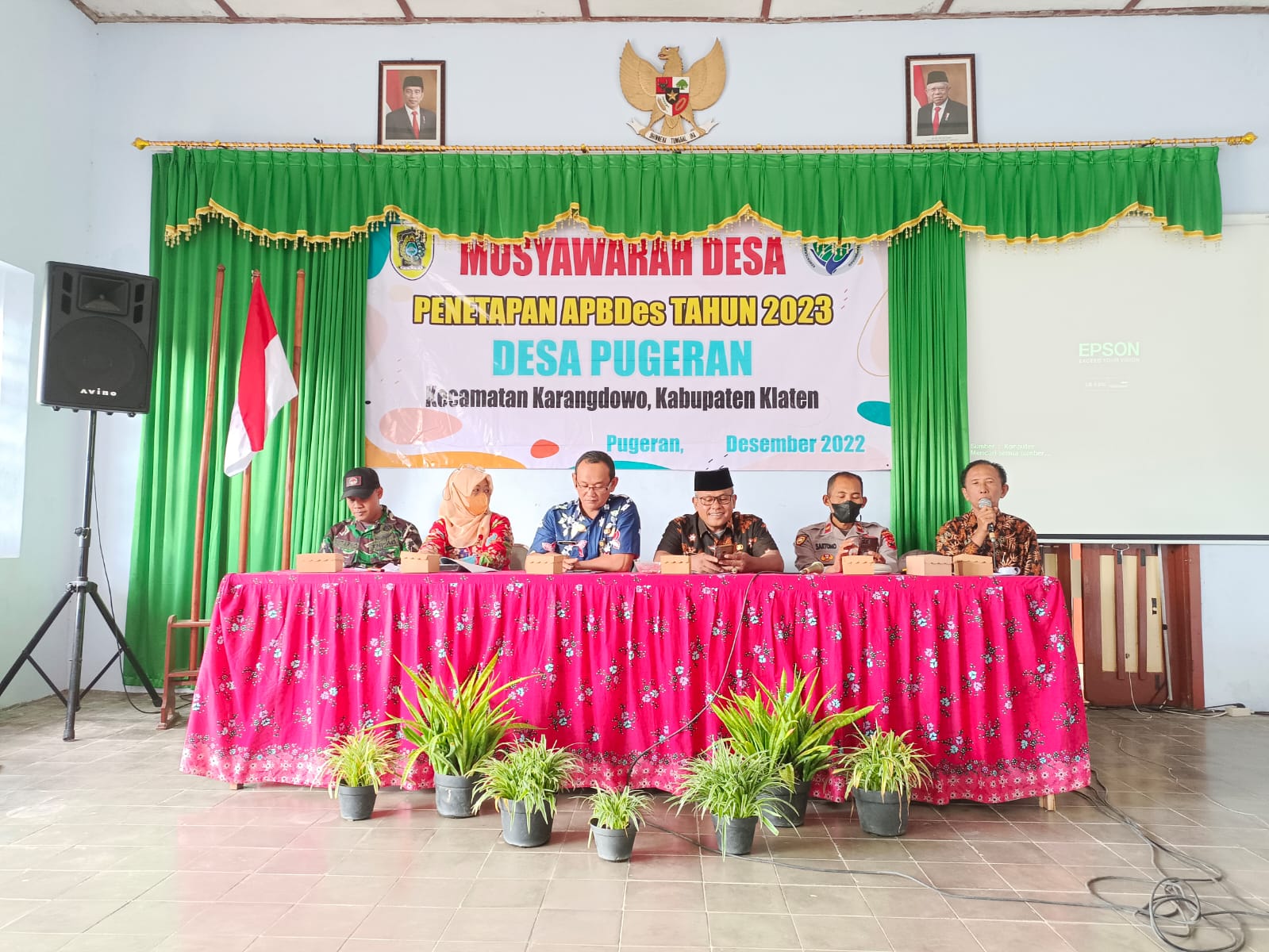 Harapan Babinsa Karangdowo Di Musdessus Penetapan APBDes Desa Pugeran