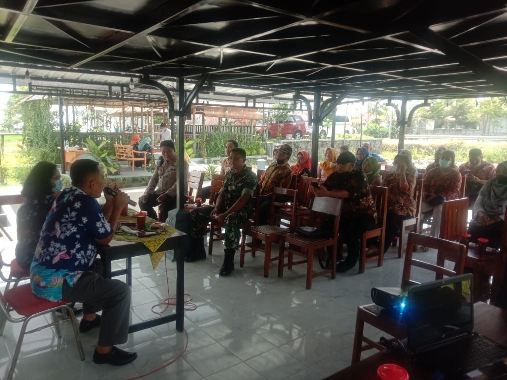 Bati Tuud Wakili Danramil 22 Wonosari Hadiri Rapat Lintas Sektoral