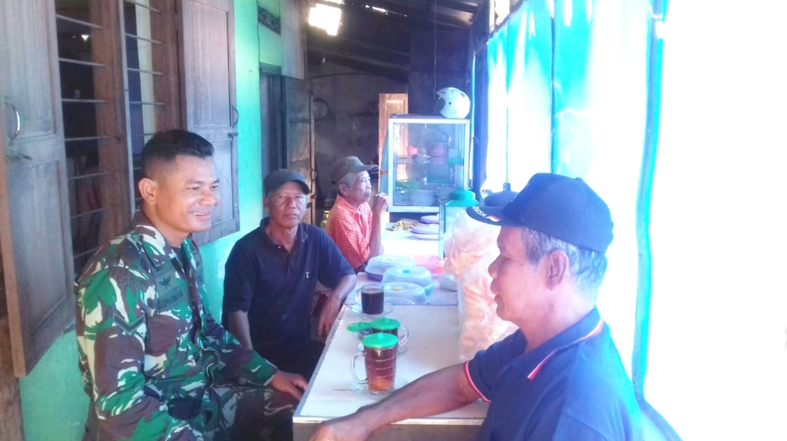 Peduli Warganya, Babinsa Ceper Himbau Waspada Bencana Alam