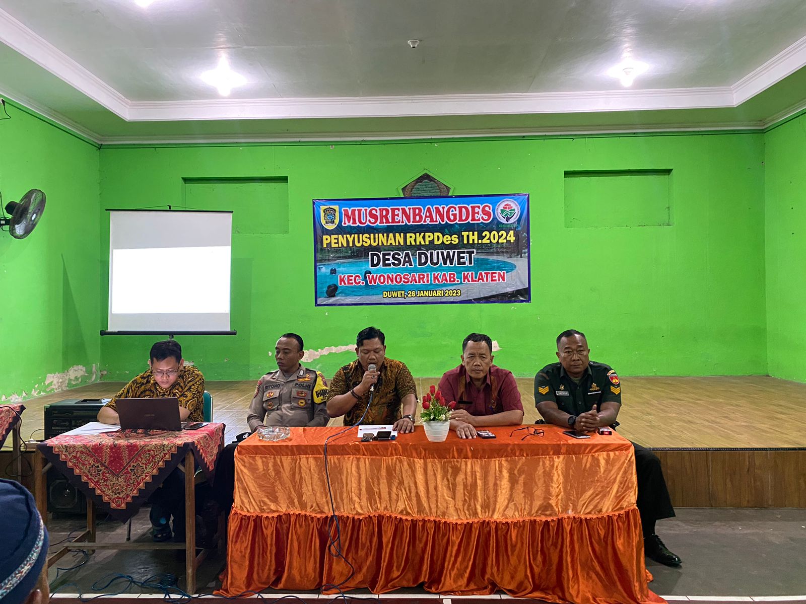 Babinsa Wonosari Dukung Program Desa Demi Kemakmuran Warga