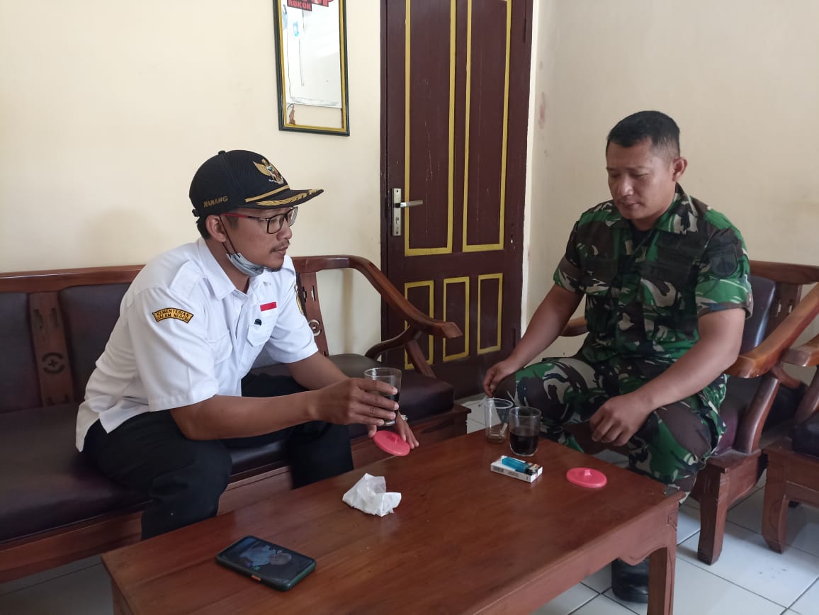 Bangun Sinergitas, Babinsa Prambanan Sambangi Perangkat Desa Kebondalem Kidul