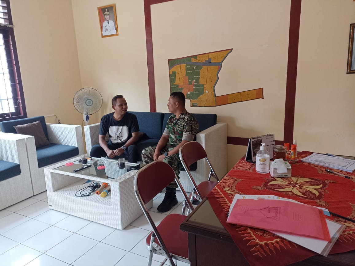 Perbaharui Data Wilayah, Babinsa Prambanan Datangi Perangkat Desa