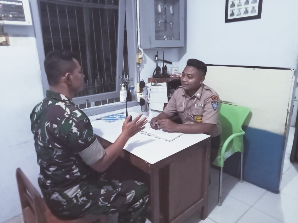 Babinsa Ceper Sambangi Scurity PT CLI