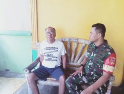 Babinsa Ceper Eratkan Silahturahmi dengan Ketua RT
