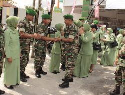 Kunjungi Koramil Jajaran Dandim Klaten berikan Pesan Khusus ke Prajurit