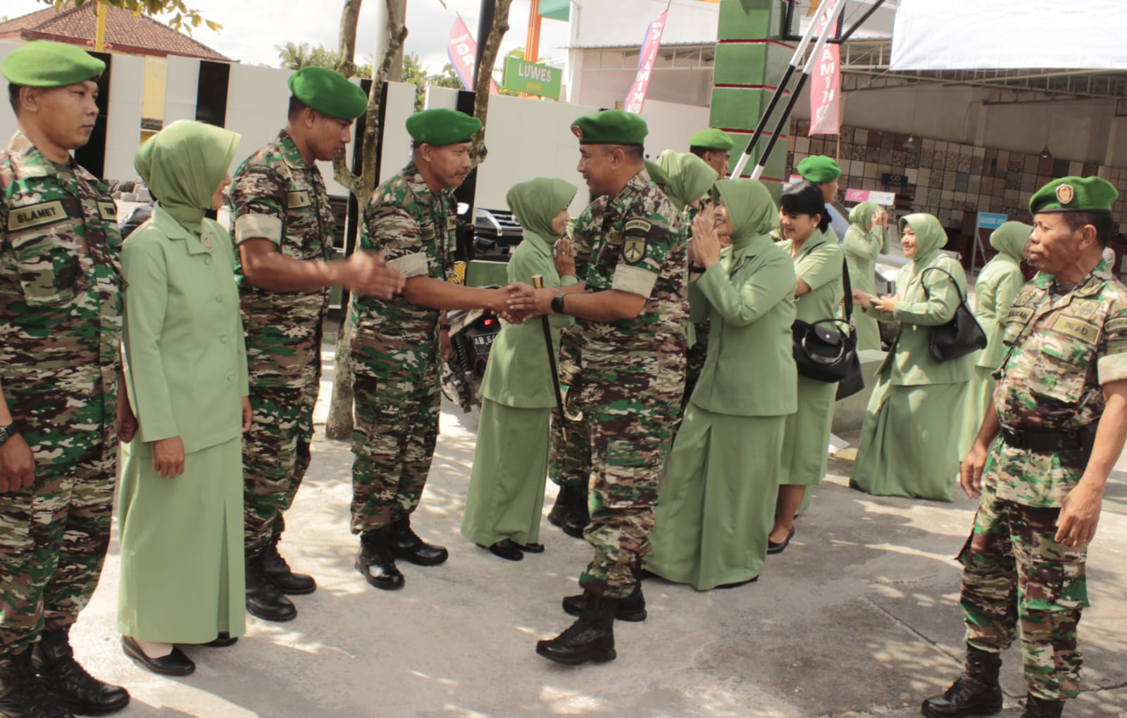 Kunjungi Koramil Jajaran Dandim Klaten berikan Pesan Khusus ke Prajurit