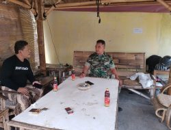 Danramil Ceper Datangi  Ketua Ranting PSHT