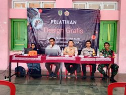 Babinsa Ceper Hadir Pelatihan Desain Grafis Karang Taruna