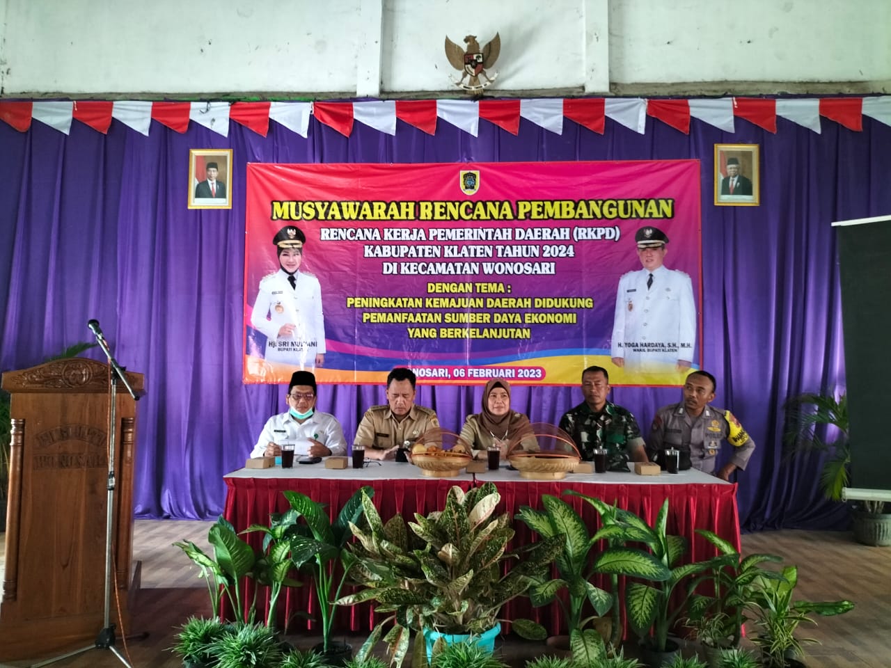 Danramil Wonosari Hadiri Muresrenbang Kecamatan Wonosari