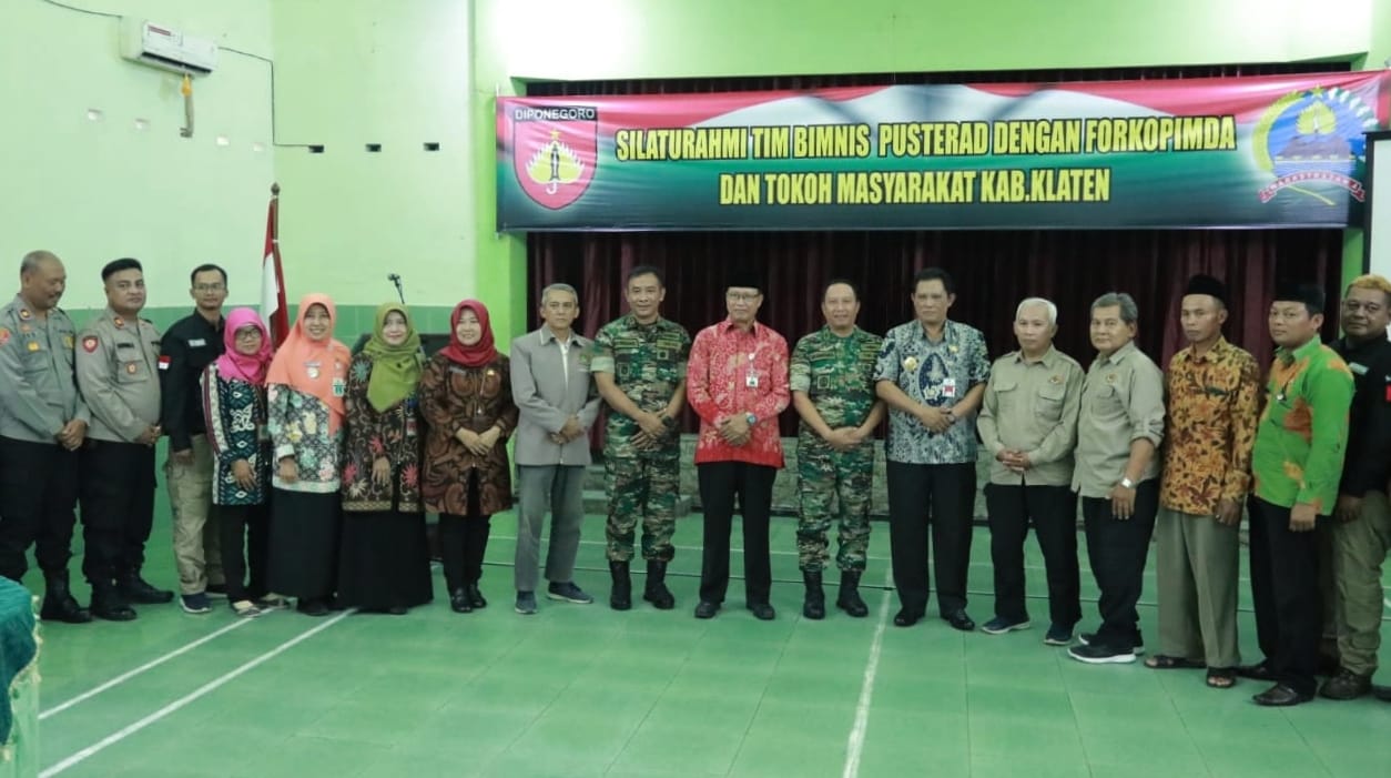 Silaturahmi Tim Bimnis Pusterad Di Kodim Klaten