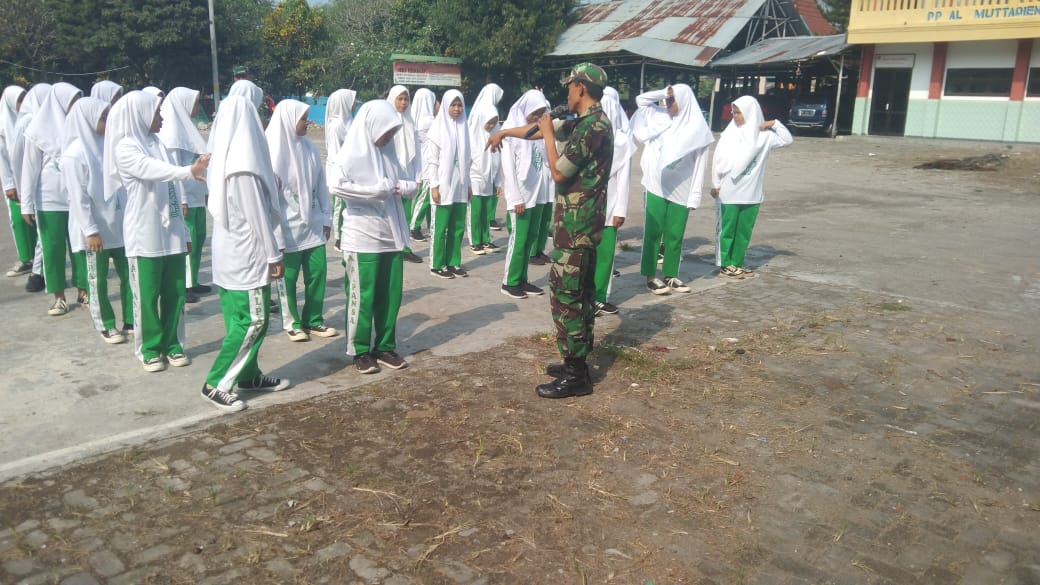 Anggota Koramil 23/Ceper Bentuk Generasi Kuat dan Berkarakter