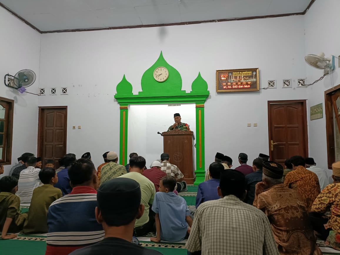 Eratkan Silahturahmi Dengan Tokoh Agama, Ini Yang Dilakukan Babinsa Koramil Wonosari