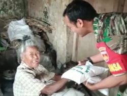 Babinsa Koramil 17 Karangdowo Salurkan Zakat Fitrah Di Desa Binaan