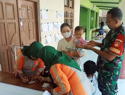 Kegiatannya Posyandu Desa Binaan Koramil Wonosari