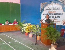 Danramil Trucuk Hadiri Halal Bi Halal Pemerintah Desa Pundungsari
