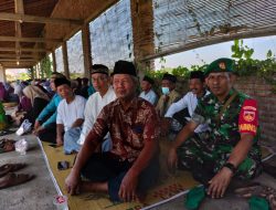 Gelaran Pengajian Ahad Pagi Desa Binaan, Babinsa Wonosari Hadiri Dan Amankan Acara