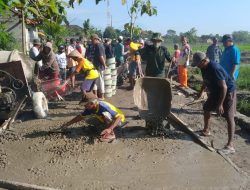 Kodim Klaten Bangkitkan Gotong Royong Warga