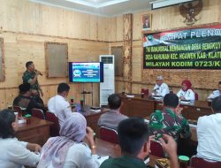Kodim Klaten Gelar Rapat Pleno TMMD Sengkuyung Tahap I