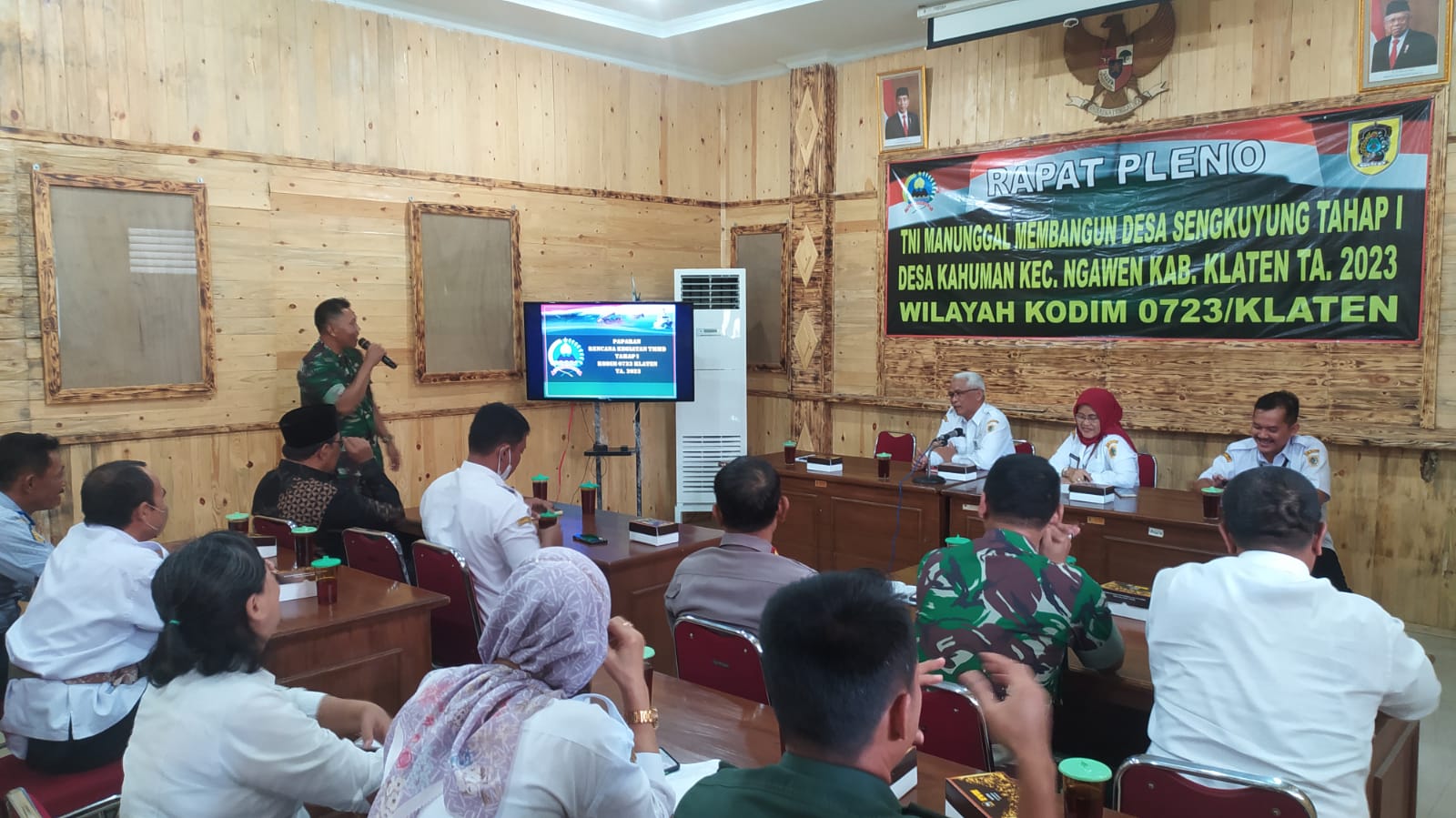 Kodim Klaten Gelar Rapat Pleno TMMD Sengkuyung Tahap I