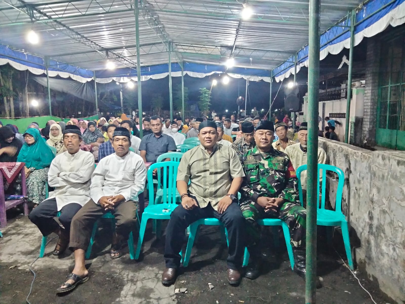 Hadiri Pengajian Desa Binaan Babinsa Wonosari Eratkan Silahturahmi