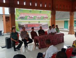 Wujudkan Kerukunan Umat Beragama, Babinsa Wonosari Hadiri Pembentukan Kampung Moderasi Beragama