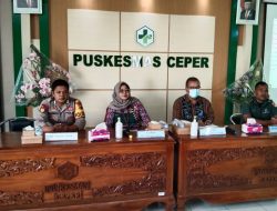 Bati Tuud Koramil Ceper Hadiri Lokakarya Mini Lintas Sektoral Puskesmas Ceper