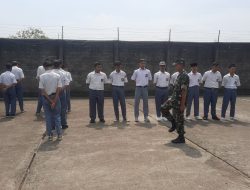 Koramil 23/Ceper Bentuk Disiplin Siswa Baru SMK Batur Jaya 2