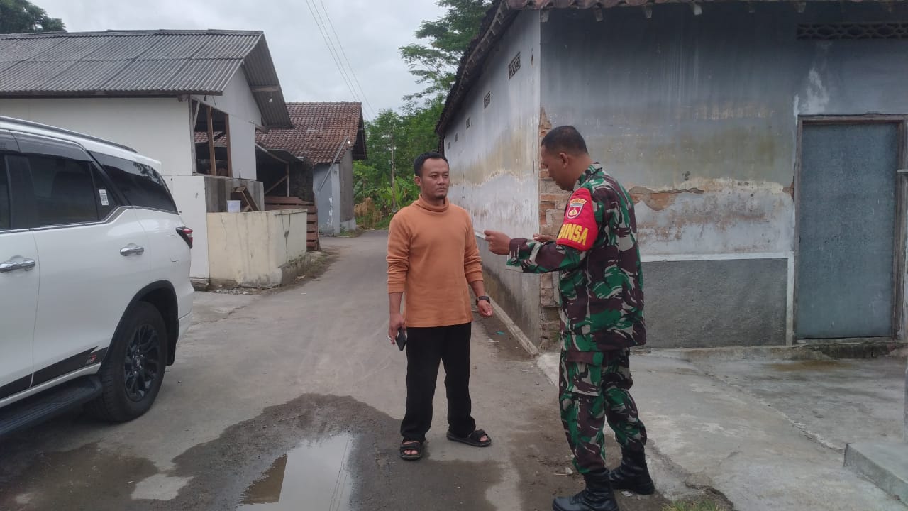 Komunikasinya Babinsa Koramil 08 Ngawen Dengan Warga Binaan