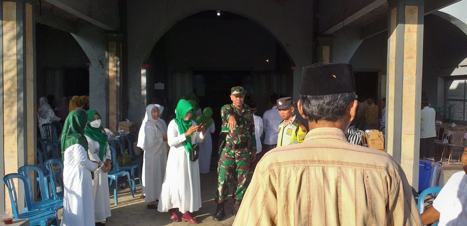 Babinsa Wonosari Hadiri Pengajian Ahad Wage Di Wilayah Binaan