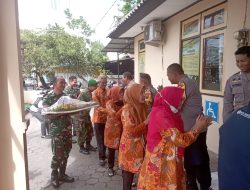 HUT Bhayangkara Ke 77, Koramil Jajaran Kodim 0723 Klaten Beri Kejutan