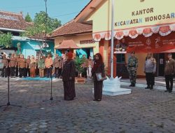 Peringati Hari Jadi Kabupaten Klaten Ke 219, Danramil Wonosari Hadiri Upacara Bersama Muspika
