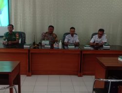 Babinsa Wonosari Wakili Danramil Hadiri Rapat Lintas Sektoral Kecamatan Wonosari