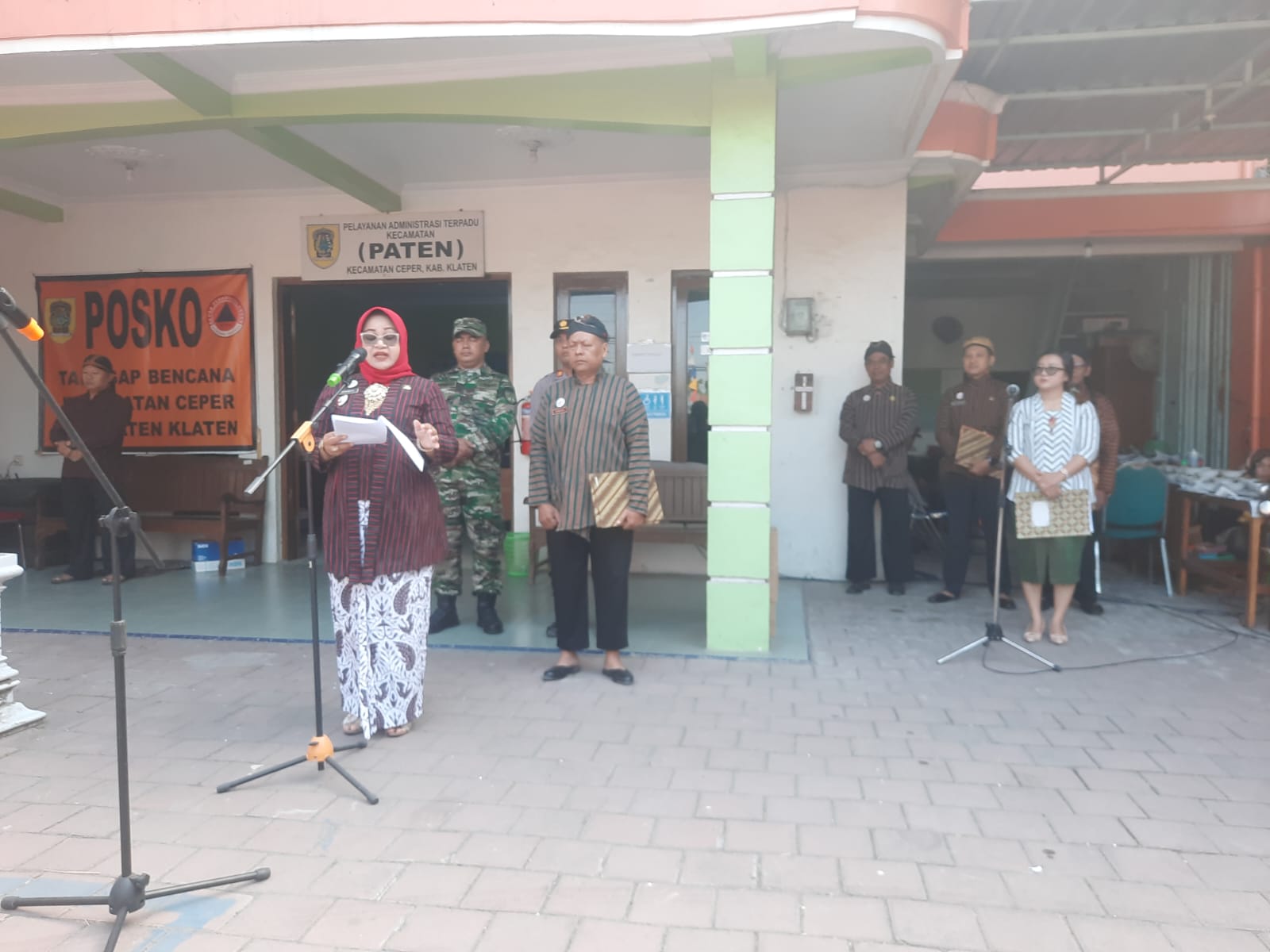 Danramil Ceper Hadiri Upacara Hari Jadi ke 219 Kab Klaten Tingkat Kecamatan