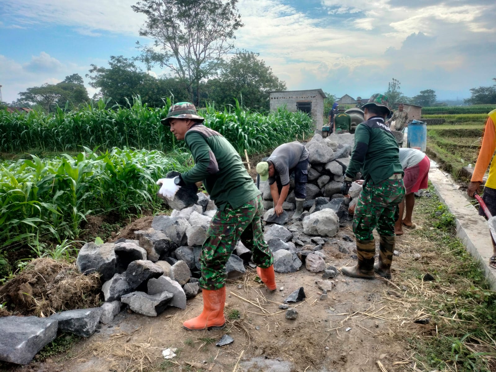 Pra TMMD Sengkuyung Tahap II Kodim Klaten Dimulai Di Desa Beji Tulung