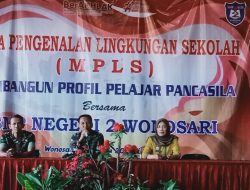 Bati Komsos Bersama Babinsa Wonosari Beri Wasbang Siswa SMP N 2 Wonosari