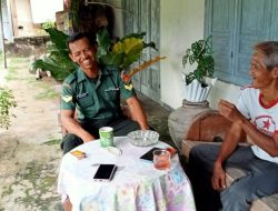 Pererat Silaturahmi, Babinsa Koramil Wonosari Sambangi Warga Binaan