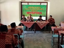 Jalin Sinergitas, Bati Tuud Koramil 21 Juwiring Hadiri Pertemuan MUI Kecamatan Juwiring