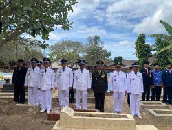 Danramil 03/Delanggu Ziarah Dan Tabur Bunga Dalam Rangka HUT RI Ke 78