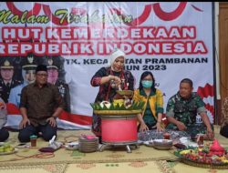 Danramil Prambanan Hadiri Malam Tirakatan Peringatan HUT Kemerdekaan RI Ke-78