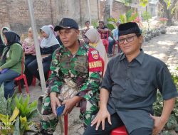 Kehilangan Warga Binaan, Babinsa Wonosari Lakukan Takziah Doakan Almarhum