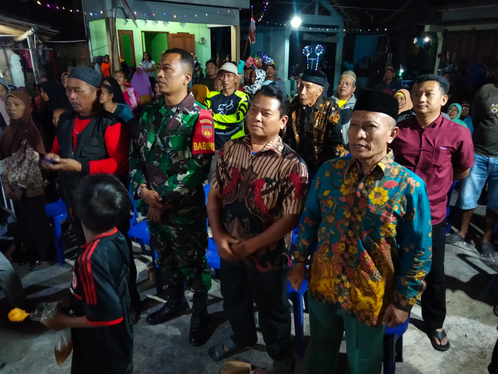 Kata Babinsa Wonosari Saat Hadiri Pentas Seni Rakyat Desa Binaan