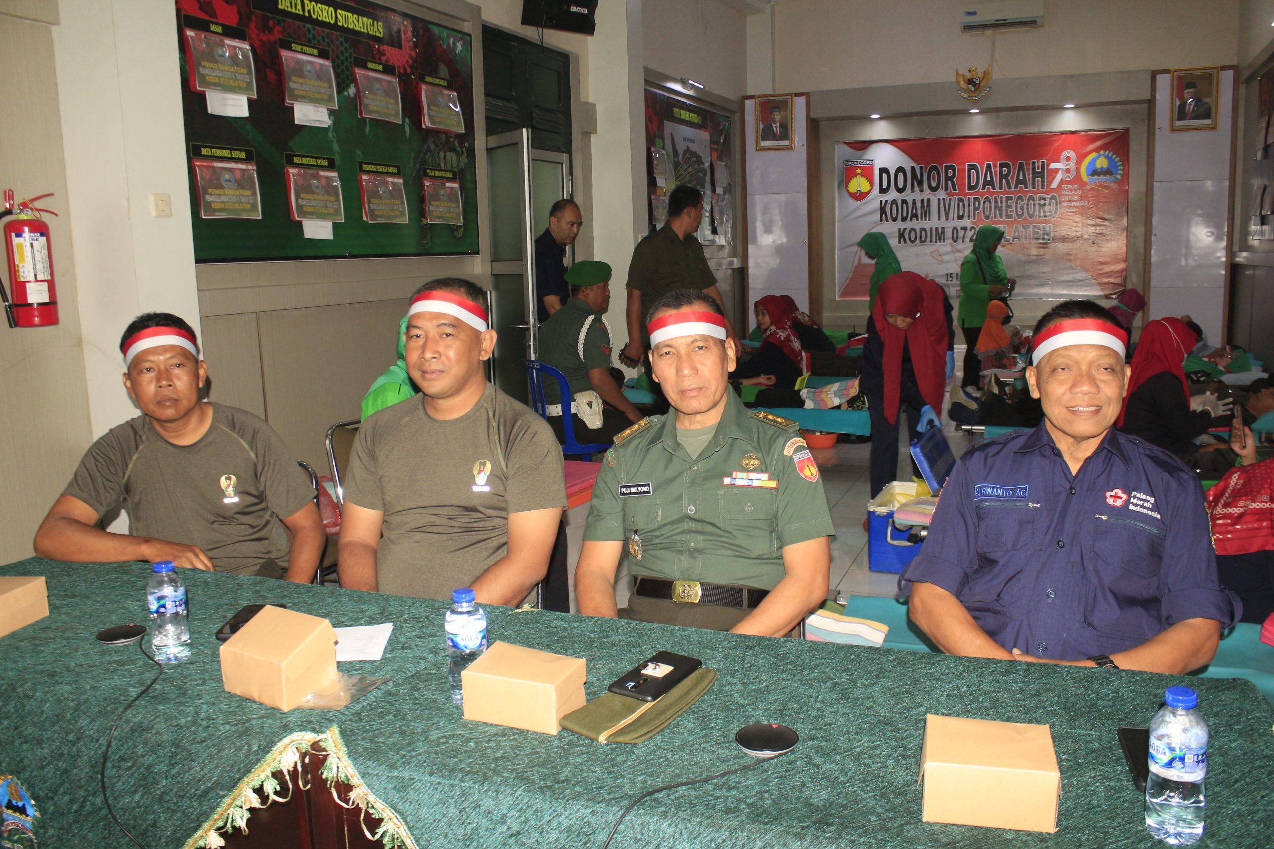 Moment Kemerdekaan RI Kodim Klaten Gelar Donor Darah