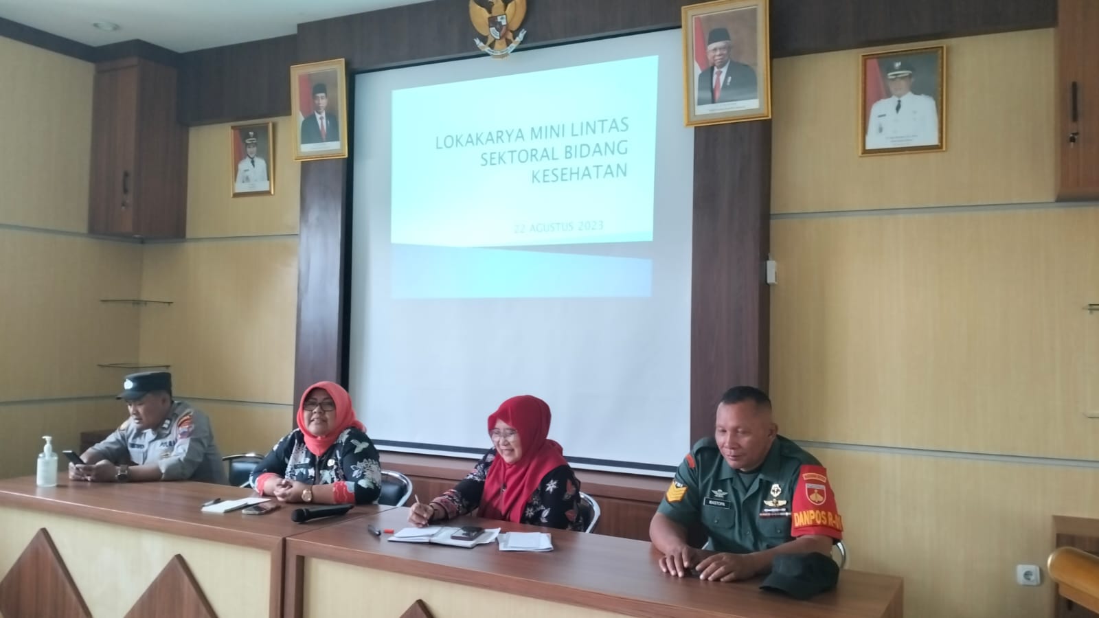 Danpos Koramil 01/Kota Hadiri Rakor Lintas Sektoral, Ini Katanya