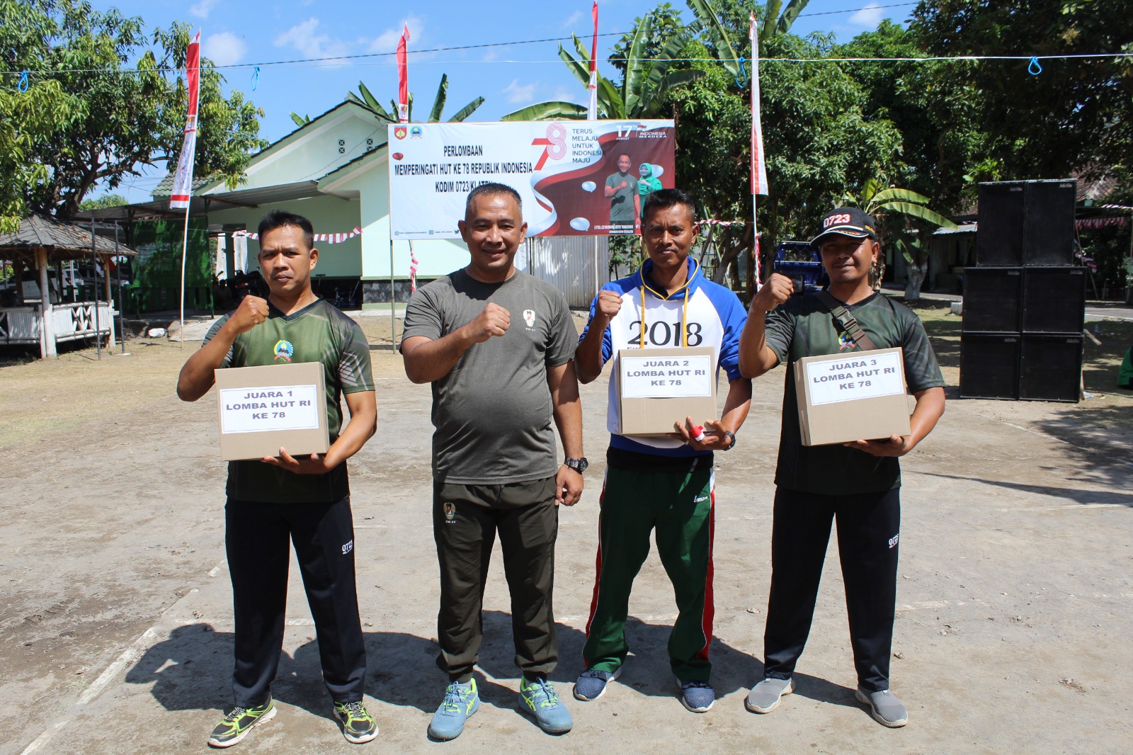 Pupuk Kebersamaan Dan Kerjasama, Kodim 0723/Klaten Gelar Lomba Kemerdekaan RI Ke-78