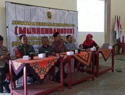 Dukung Program Pemerintah Babinsa Koramil 08/Ngawen Hadiri Musrenbang Desa Drono