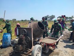 Koramil 22 Wonosari Bersama Warga Desa Boto Kejar Target KBMKB